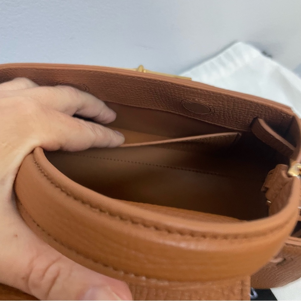Parisa Wang Micro Madison top handle bag in Chestnut - Picture 13 of 16